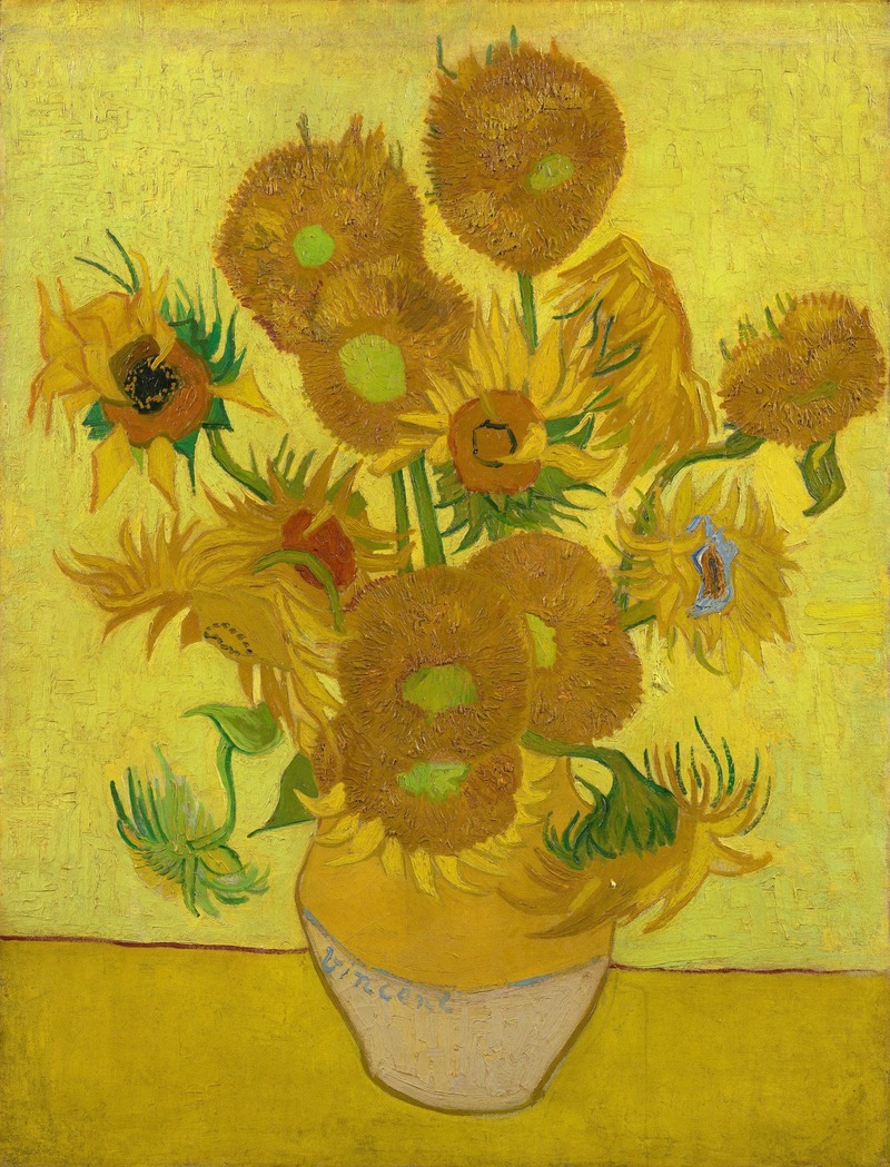 Tranh hoa hướng dương của Vincent