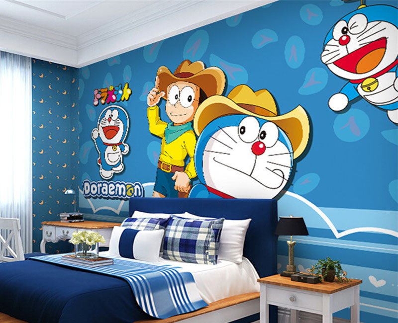 Tranh em bé - Doraemon