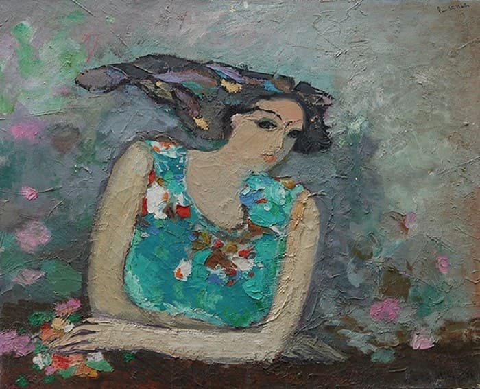 Bức tranh "Thiếu nữ mùa xuân"